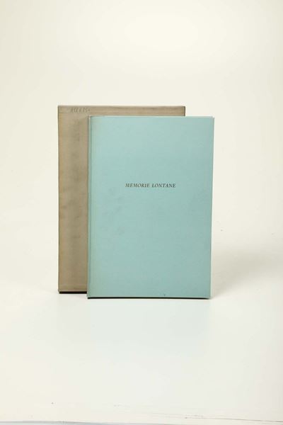 Mardersteig- Cento Amici/ Nobili, Guido-manfredi, Albertomemorie Lontane. Racconto., Verona, Mard...