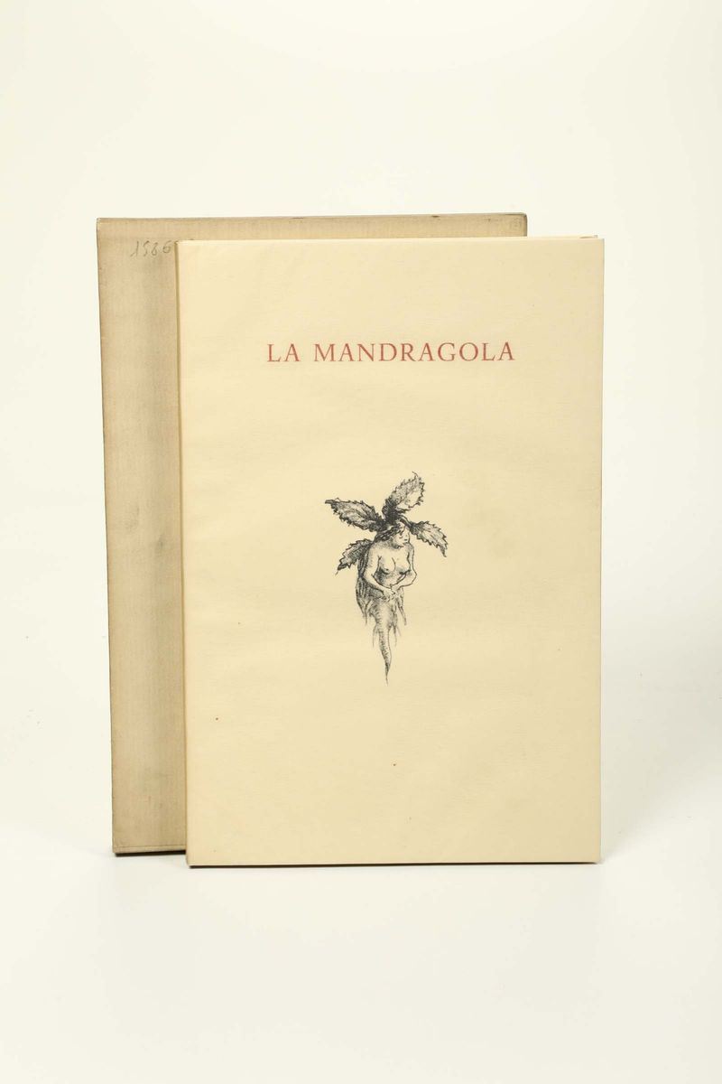 Marderstieg- Cento Amici/ Macchiavelli, Nicolò-Bartoli, Amerigo La mandragora. Commedia, Verona, Mardersteig, 1957  - Auction Books - Cambi Casa d'Aste