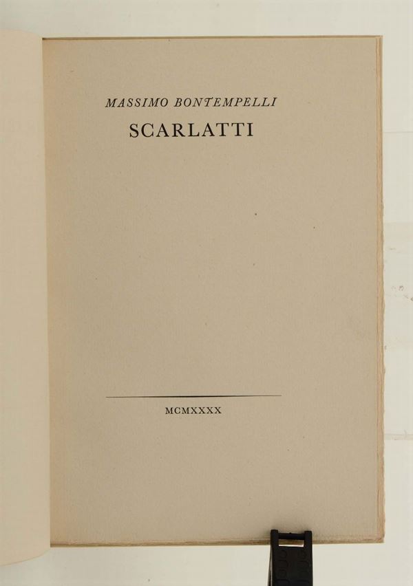 Mardersteig- Cento Amici/ Bontempelli, Massimo Scarlatti, Verona, Mardersteig, 1940