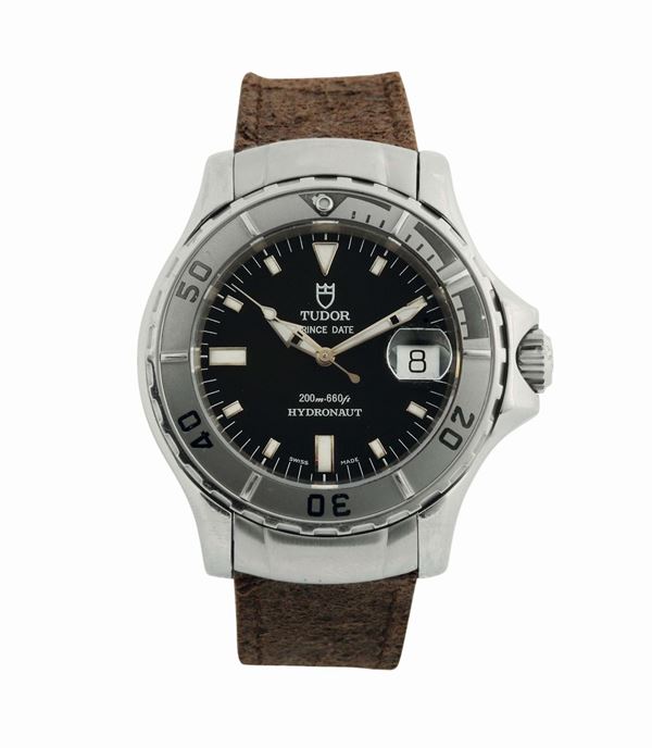 TUDOR, Prince Date, HYDRNAUT. Fine, self-winding, water-resistant, stainless steel wristwatch with date and an original deployant clasp. Made in the 2000's