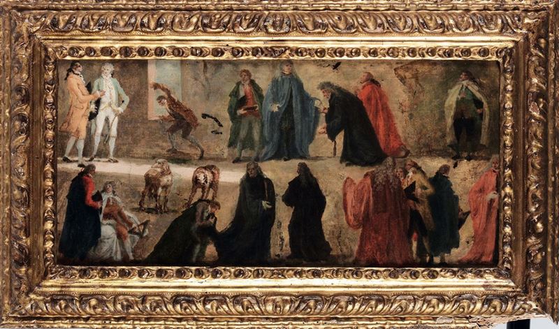 Scuola Veneziana del XVIII secolo Studio per figure  - Auction Old Masters Paintings - Cambi Casa d'Aste