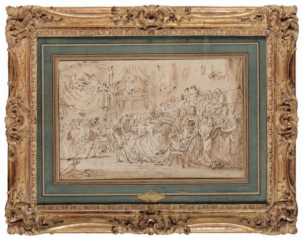 Charles Parrocel (Parigi 1688 – 1752) Scena di ballo