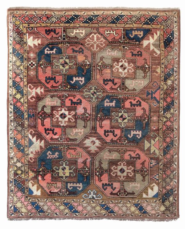 A Turkoman rug, late 19th century