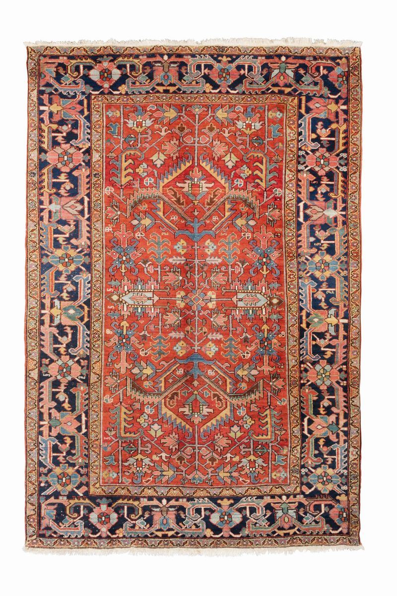 A Heriz rug, early 20th century, cm 302x210  - Auction Fine Carpets - Cambi Casa d'Aste