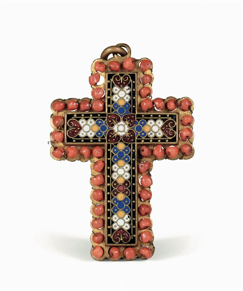 A crucifix, Fecarotta (?), Italy 20th century  - Auction Collectors' Silvers - Cambi Casa d'Aste