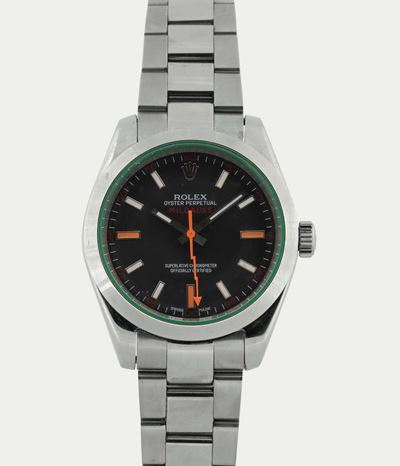 Rolex, Oyster Perpetual Milgauss, Superlative Chronometer Officially Certified, Ref. 116400gv,vet...