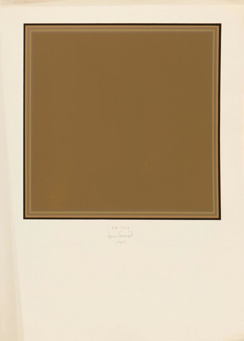 Jorrit Tornquist (1938) Senza titolo, 1975  - Auction CAMBI TIME - Modern and Contemporary Art - Cambi Casa d'Aste
