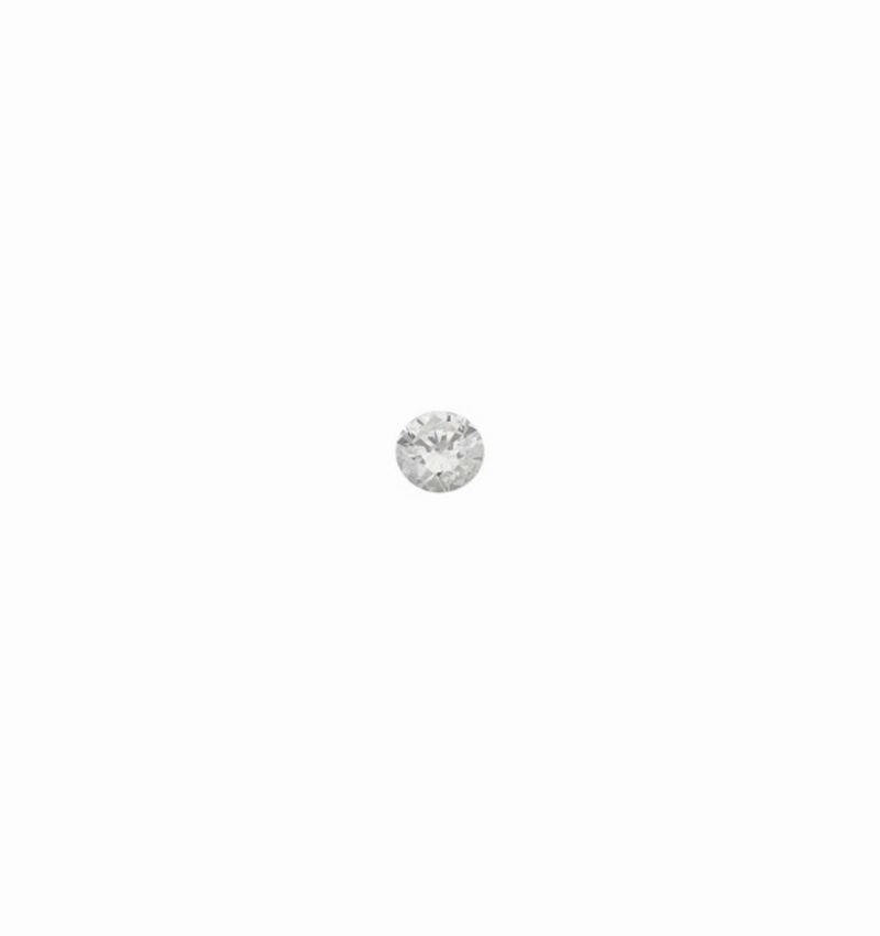 Brilliant-cut diamond weighing 7.46 ct. Diamond report R.A.G Torino  - Auction Fine Jewels - Cambi Casa d'Aste