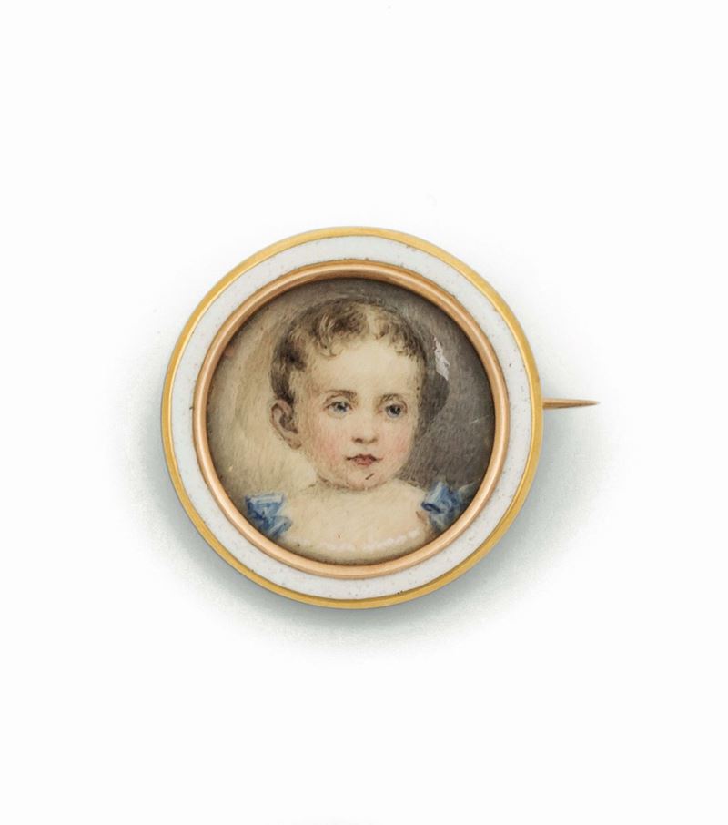 Miniature brooch  - Auction Jewels Timed Auction - Cambi Casa d'Aste