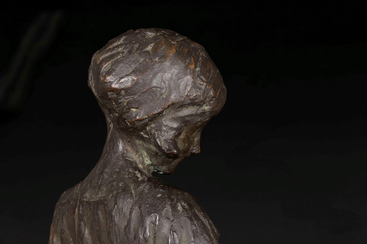 Pietro Cendali (1893-?)bambina con Cerchio