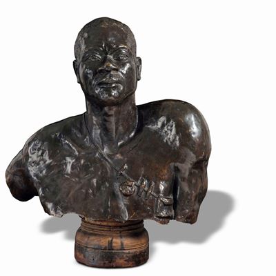 Bernardin (attivo Francia XIX Secolo)busto di Africano