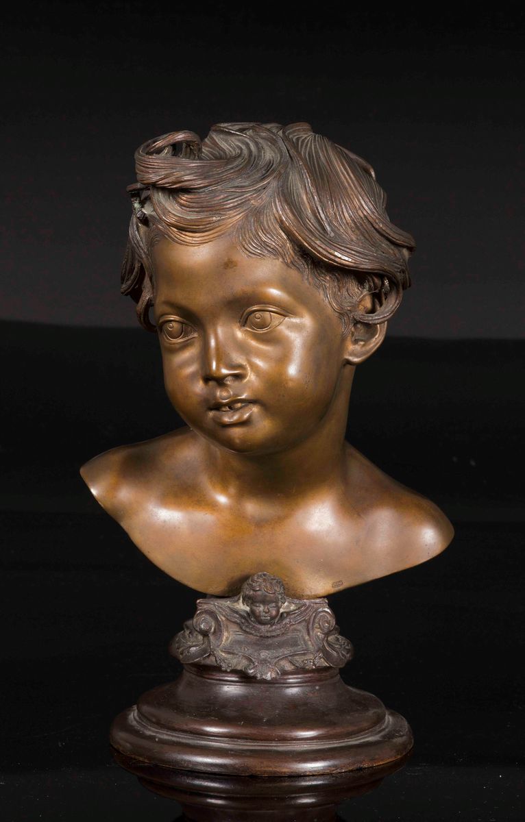 Vincenzo Gemito (1852-1929)busto di Putto