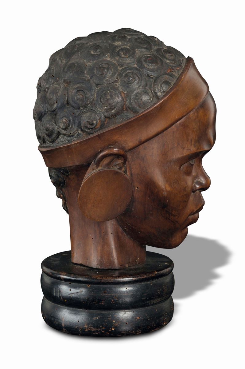 Alfredo Gressani (1913-?)testa di Africano