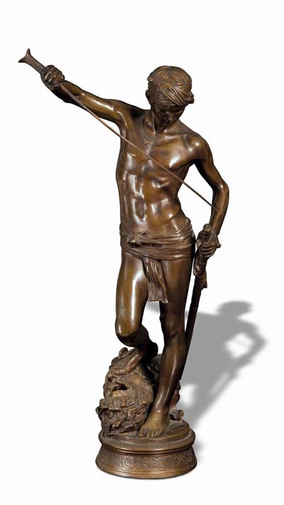 Antonin Mercié (1845-1916)davide e Golia
