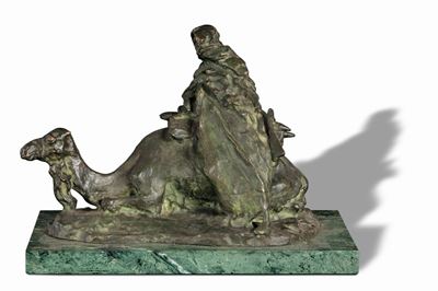 Pavel Petrovitch Trubetskoy (1866-1938)beduino su Cammello