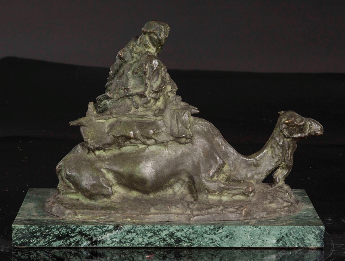 Pavel Petrovitch Trubetskoy (1866-1938)beduino su Cammello