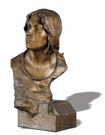 Enrico Astorri (1858-1921)busto di Donna