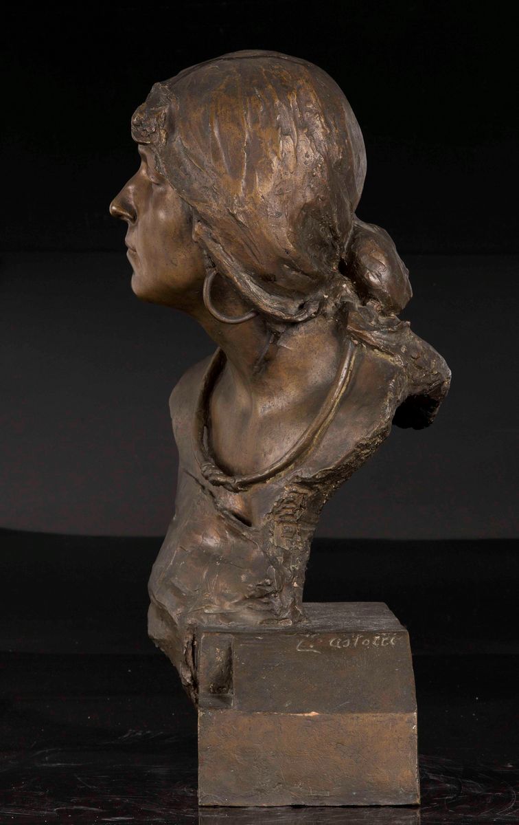 Enrico Astorri (1858-1921)busto di Donna