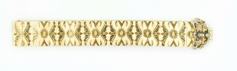 Diamond and gold bracelet  - Auction Jewels Timed Auction - Cambi Casa d'Aste
