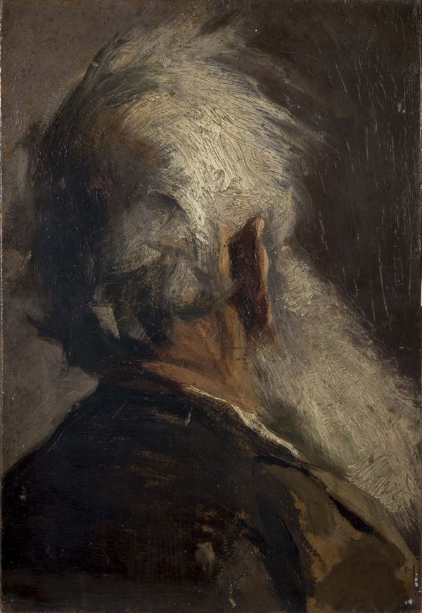 Riccardo Galli (1869-1944) Profilo di anziano