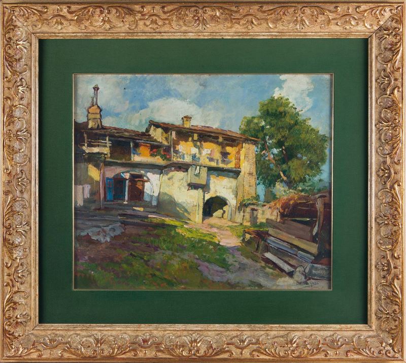 Riccardo Galli (1869-1944) Cascina  - Auction 19th and 20th Century Paintings - Cambi Casa d'Aste