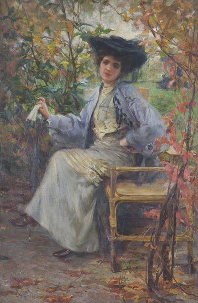 Riccardo Galli (1869-1944)visita in Villa
