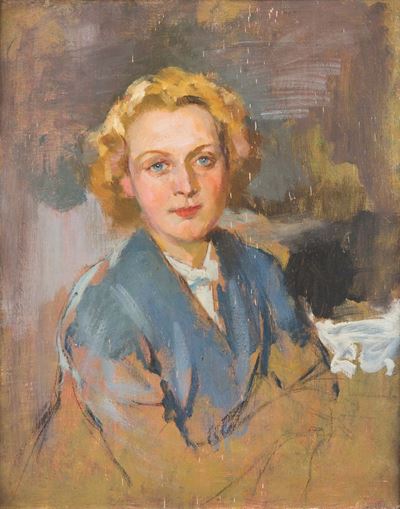 Riccardo Galli (1869-1944)ritratto Femminile