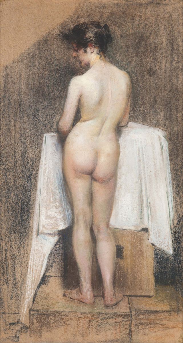 Riccardo Galli (1869-1944) La modella  - Auction 19th and 20th Century Paintings - Cambi Casa d'Aste