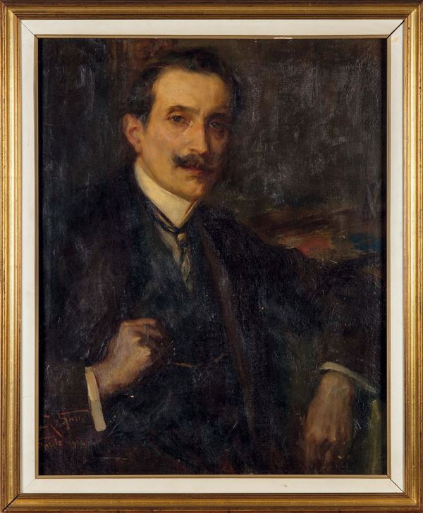 Riccardo Galli (1869-1944) Autoritratto