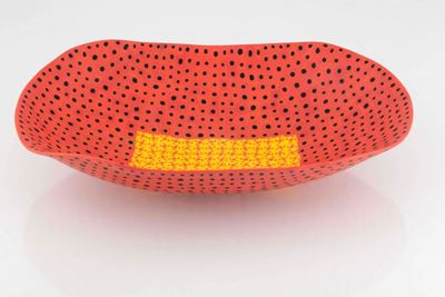 Carlo Scarpa Venini, Murano, 1940 Ca Grande Coppa in Vetro a Murrine