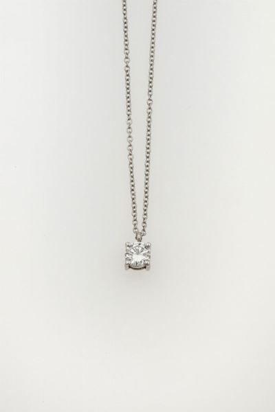 Pendente con Diamante Taglio Brillante