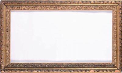 Cornice in Legno Intagliato ed Interamente Dorato, XIX Secolo