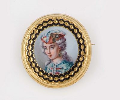 Spilla con Miniatura