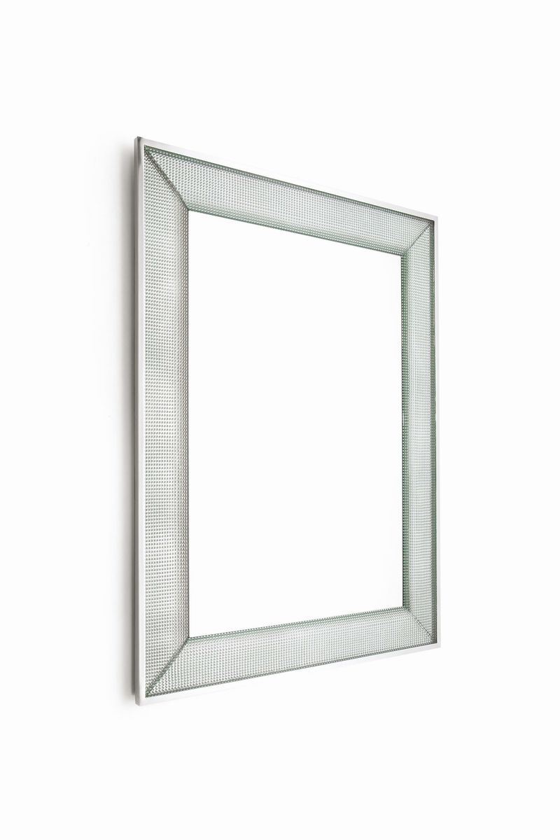 Specchiera vetro con cornice in vetro lavorato  - Auction Design - III - Cambi Casa d'Aste