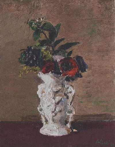 Alberto Salietti (1892 - 1961)tulipani Fioriti, 1947
