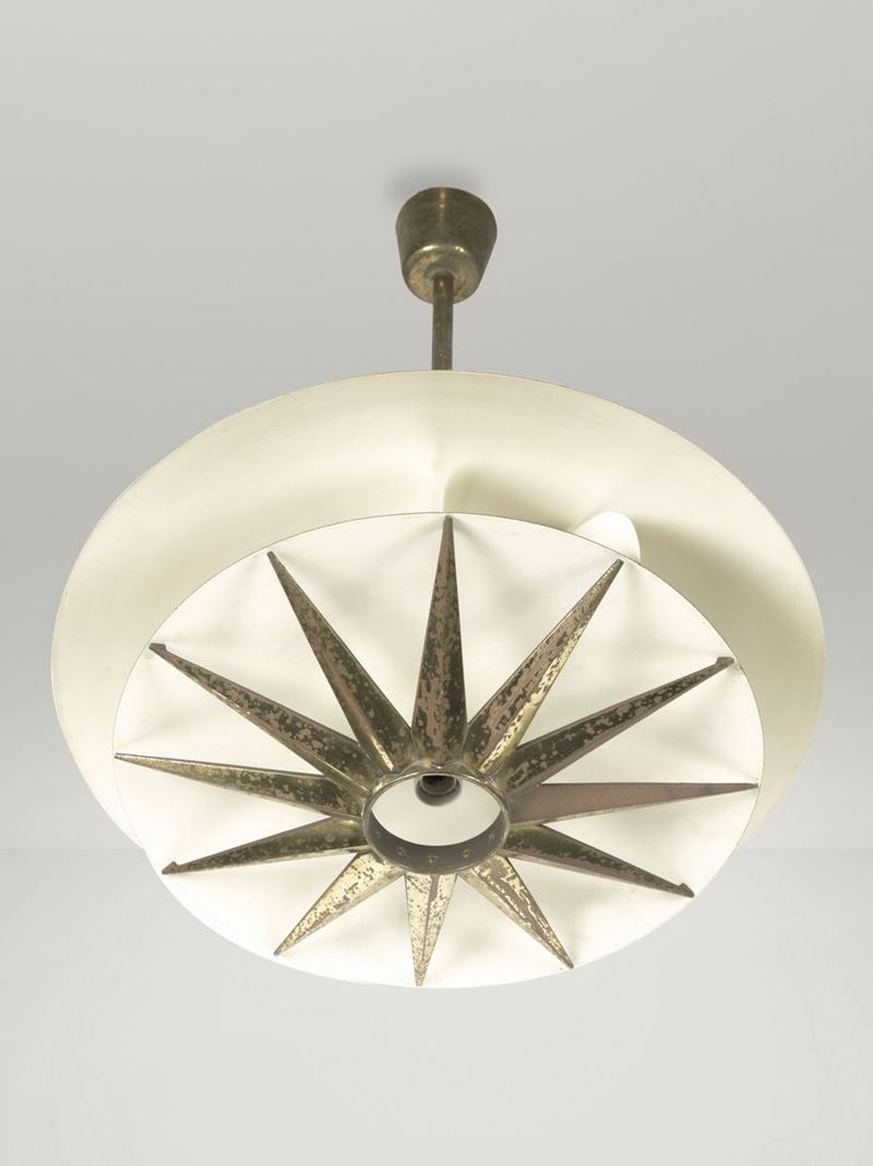 T. Buzzi, a pendant lamp, Italy, 1950s  - Auction Design - Cambi Casa d'Aste