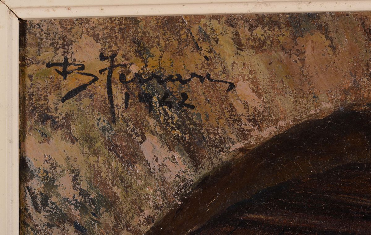 Berto Ferrari (1887-1965)raggio di Sole a Canuova Crocetta Dorero, 1942