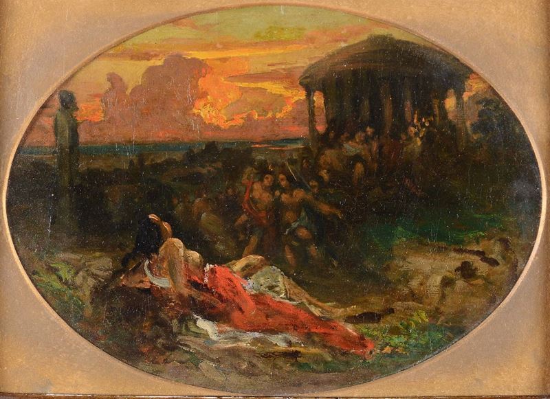 Anonimo del XIX secolo Scena di genere  - Auction 19th and 20th Century Paintings - Cambi Casa d'Aste
