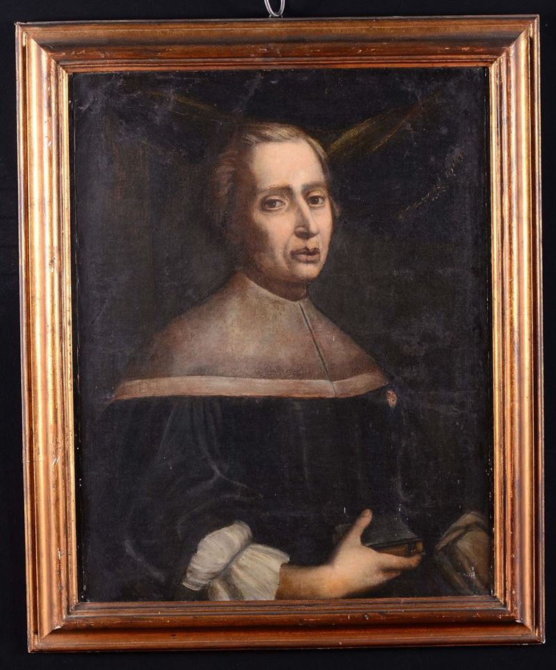 Scuola del XVIII secolo Ritratto maschile  - Asta Antiquariato - II - Cambi Casa d'Aste