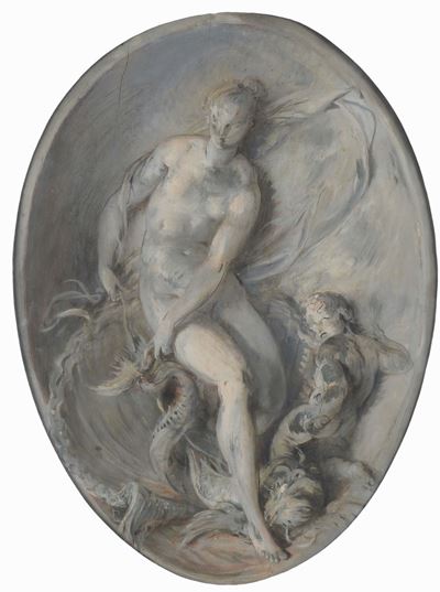 Anonimo del XIX-XX Secolobozzetto con Figure Mitologiche