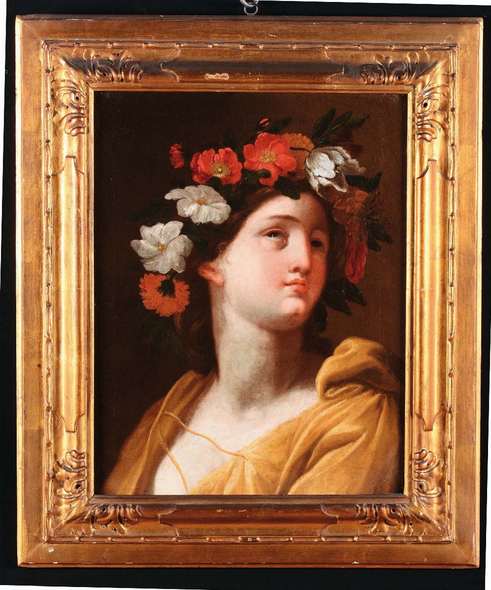 Scuola del XVIII Secolocoppia di Ritratti Femminili