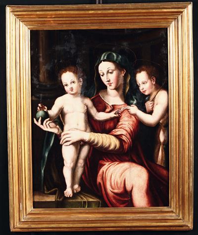 Scuola Toscana XVI Secolomadonna con Bambino
