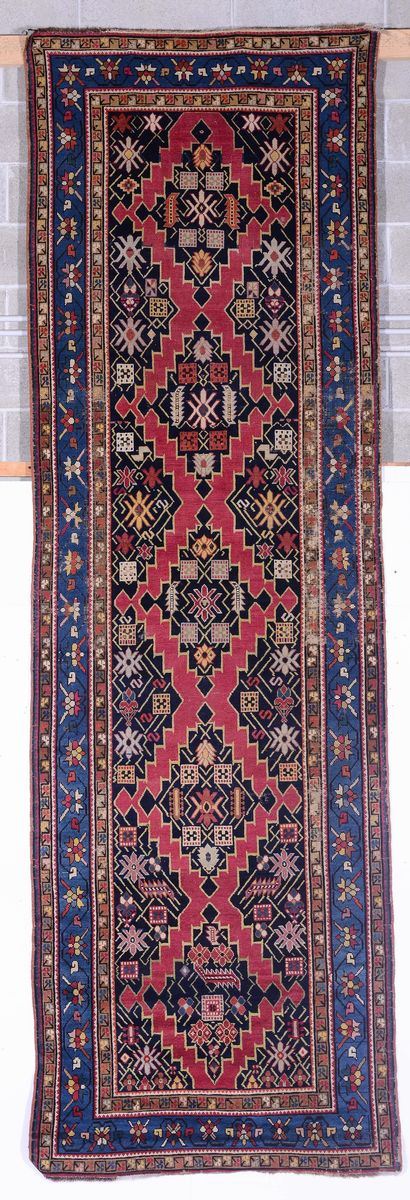 Passatoia caucasica Karabagh fine XIX inizio XX secolo  - Auction Fine art - II - Cambi Casa d'Aste