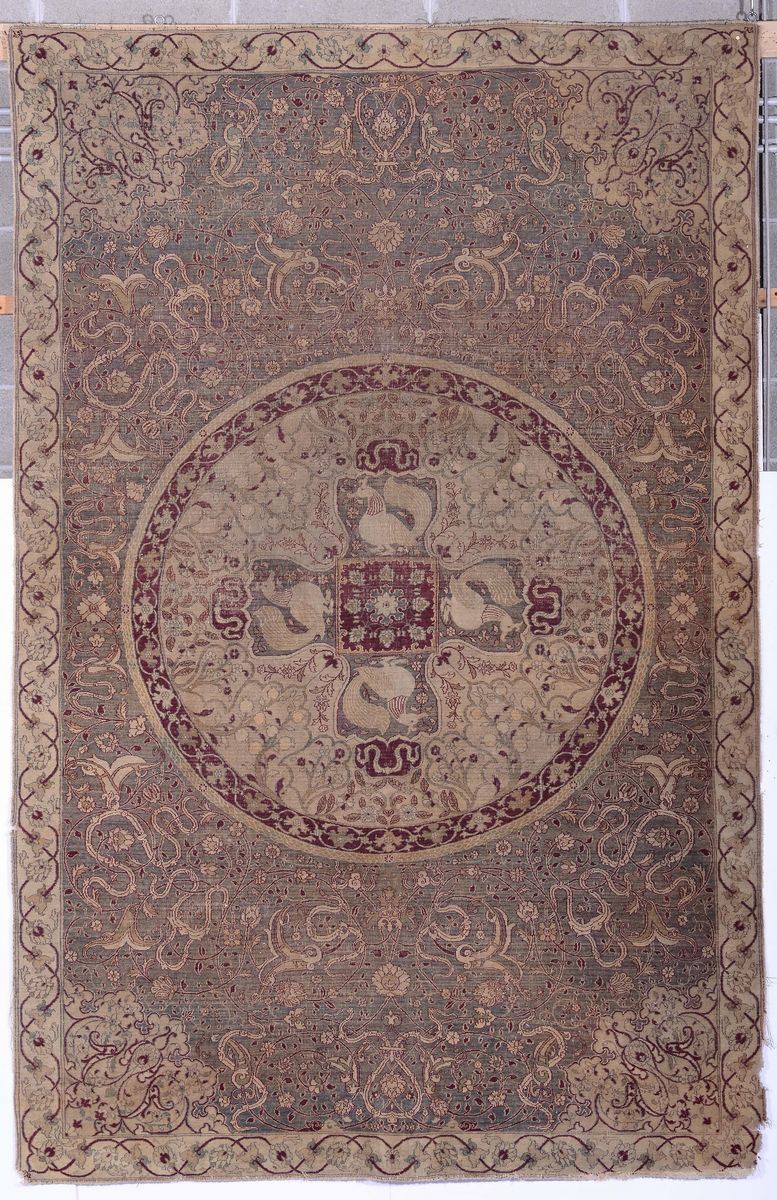 Tappeto indiano fine XIX inizio XX secolo  - Auction Ancient Carpets - Cambi Casa d'Aste