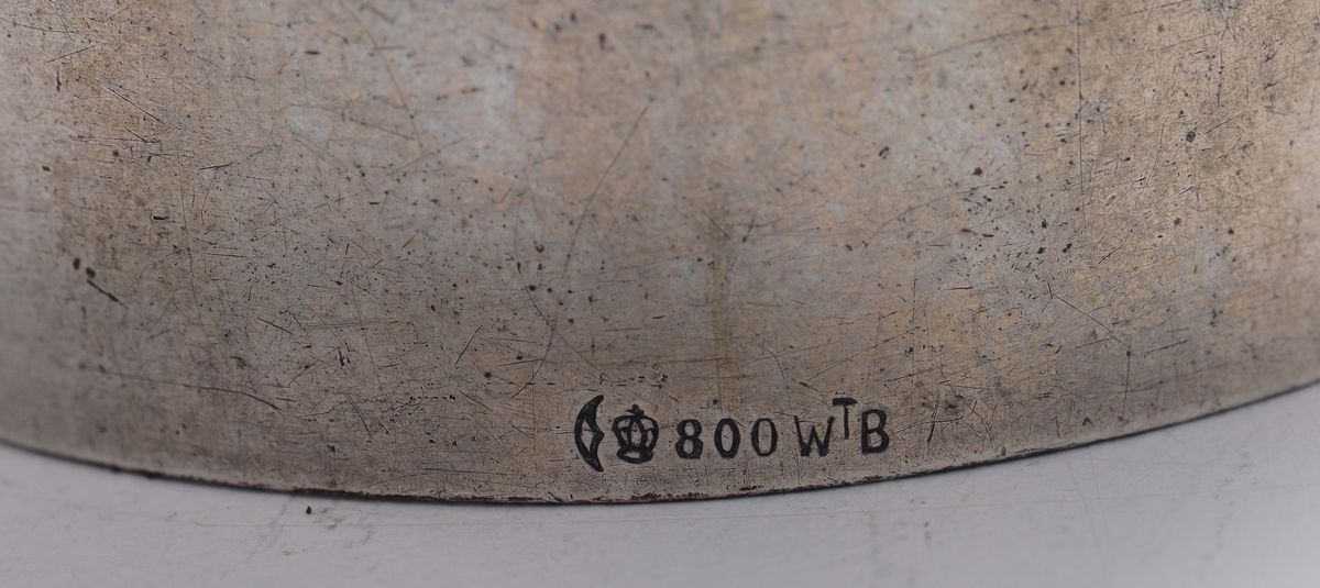 Dieci Porta Tovaglioli in Argento Sbalzato e Cesellato, Germania o Impero Austro-ungarico, XIX-XX...