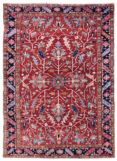 Tappeto Nord Ovest Persia Heritz, Fine XIX Inizio XX Secolo