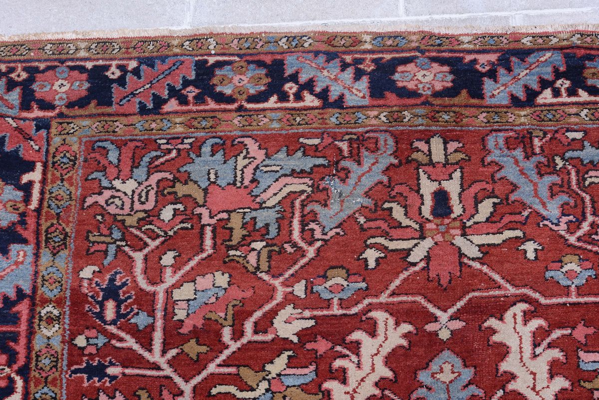 Tappeto Nord Ovest Persia Heritz, Fine XIX Inizio XX Secolo