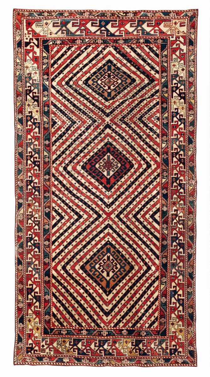 A caucasus rug late XIX century  - Auction Fine Carpets - Cambi Casa d'Aste