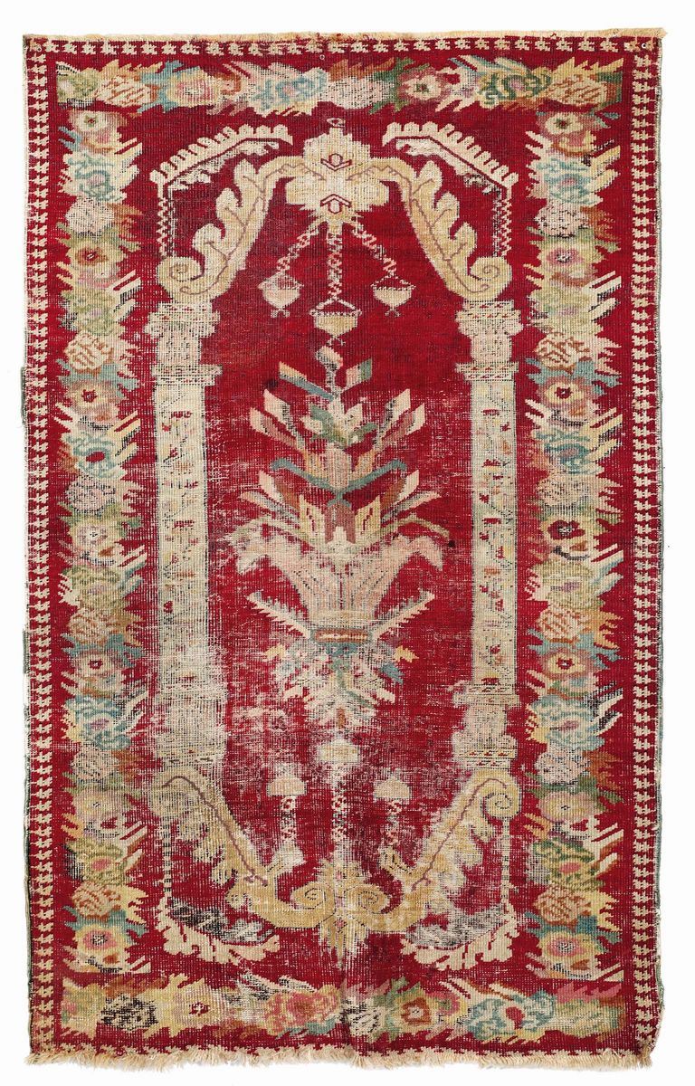 Tappeto anatolico Mejid fine XIX secolo  - Asta Antiquariato - II - Cambi Casa d'Aste