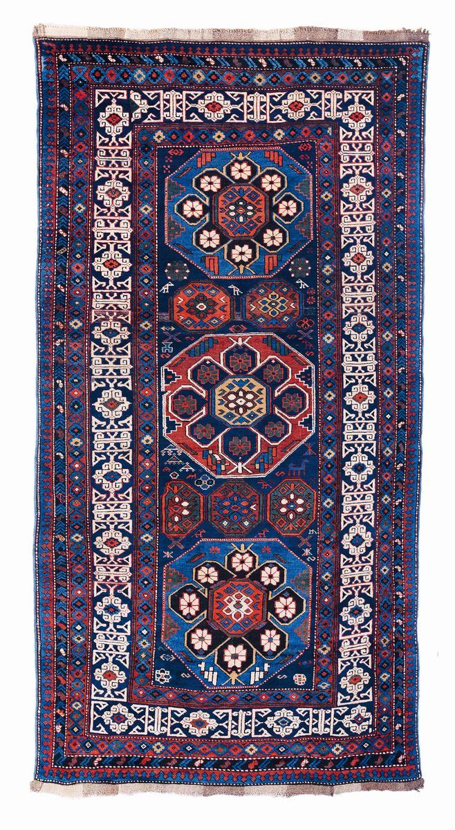 A caucasus rug late XIX century  - Auction Fine Carpets - Cambi Casa d'Aste